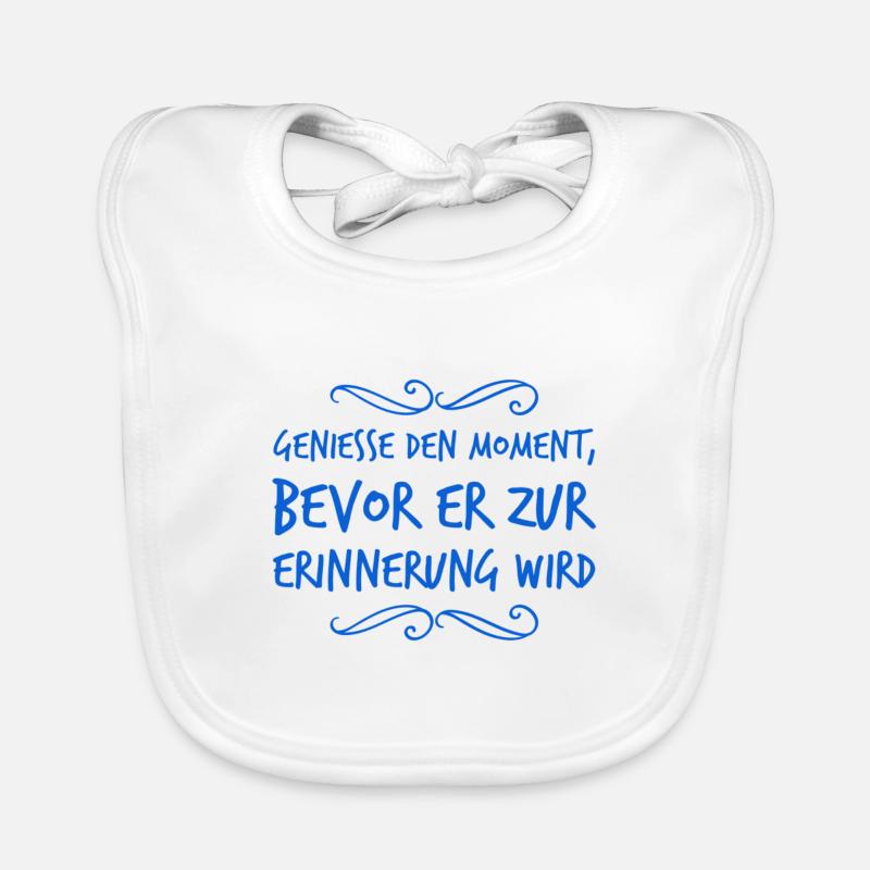 Je profite de chaque instant Bavoir bio Bébé