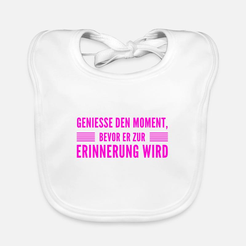 ich bin ein Genießer Baby Bio-Lätzchen