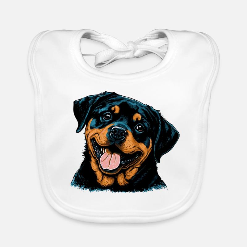 Chiot Rottweiler Bavoir bio Bébé