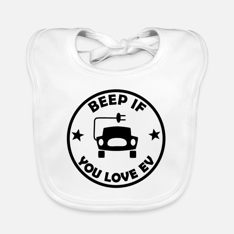 Die E Auto Fans Baby Bio-Lätzchen