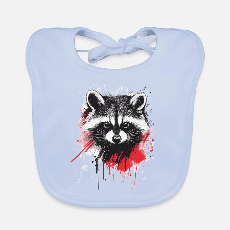 Raccoon Organic Baby Bibs