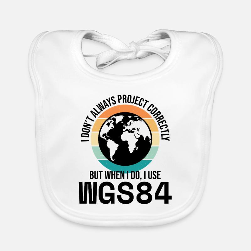 GIS Mapping Geospatial Data Analysis Cartography Organic Baby Bibs