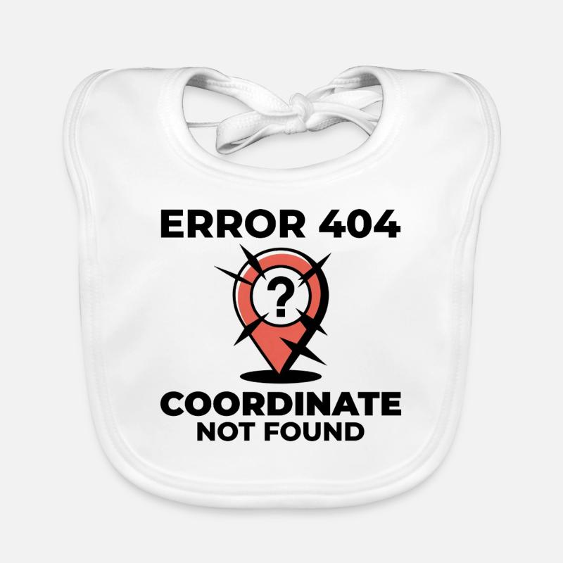 Point d’interrogation Épingle Emplacement perdu Erreur SIG Bavoir bio Bébé