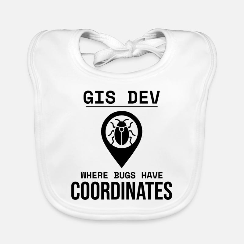 Coordonnées de débogage de développement SIG Bug géospatial Bavoir bio Bébé
