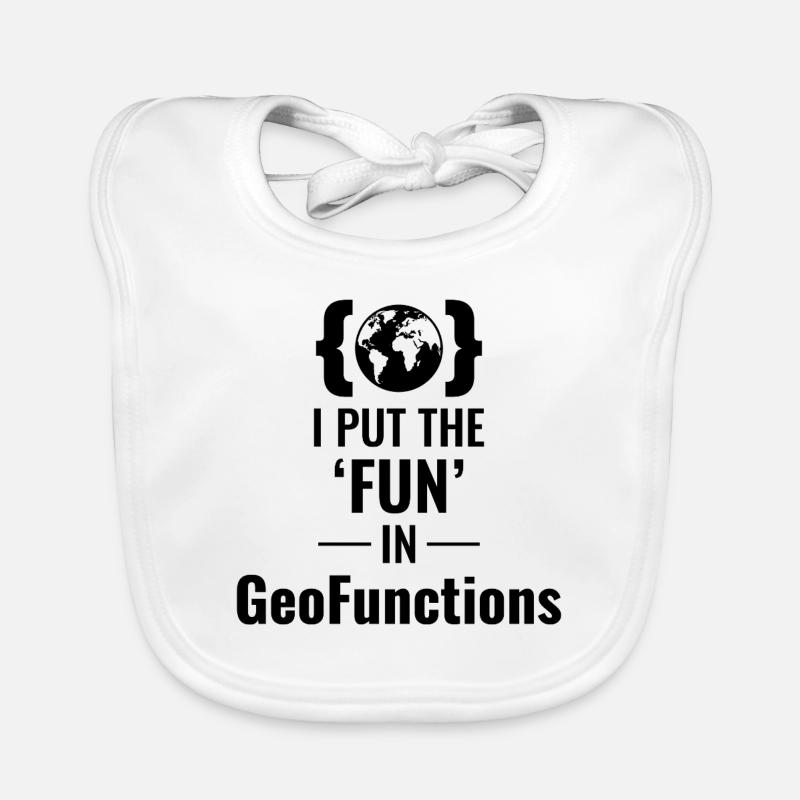 GeoFunctions GIS Programming Developer Fun Organic Baby Bibs
