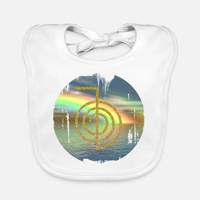 cho ku rei gold before rainbow Organic Baby Bibs