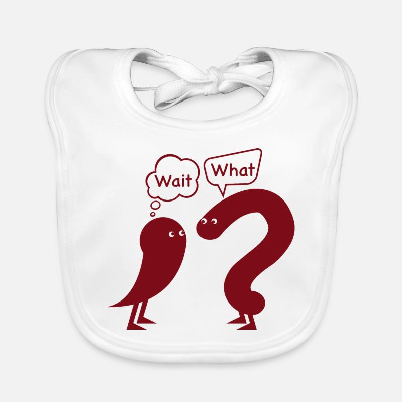 Warte. was? Baby Bio-Lätzchen