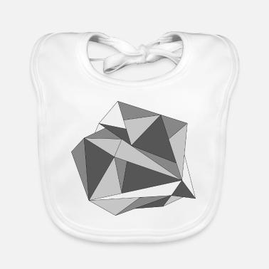 Forma geometrica Bavaglino ecologico per neonato