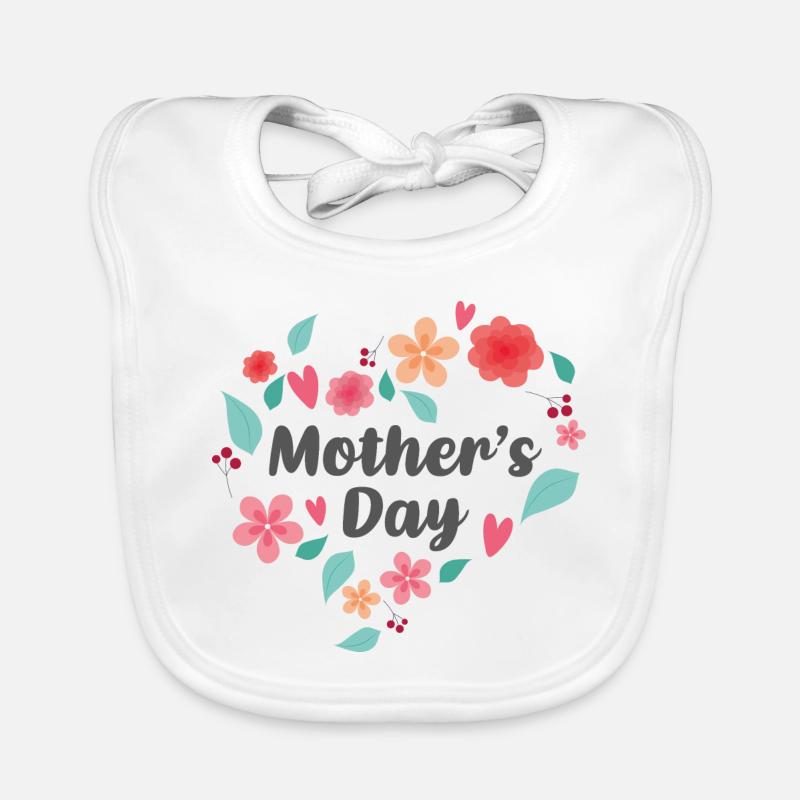 Muttertag - Muttertagsgeschenk - Mother's Day Baby Bio-Lätzchen