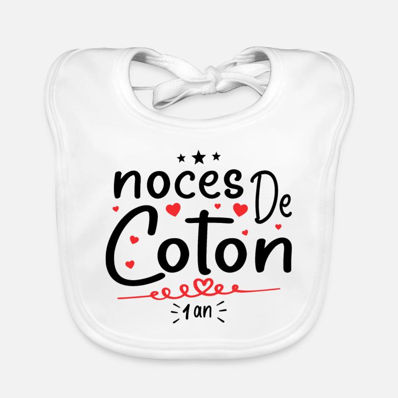 noces de coton Bavoir bio Bébé