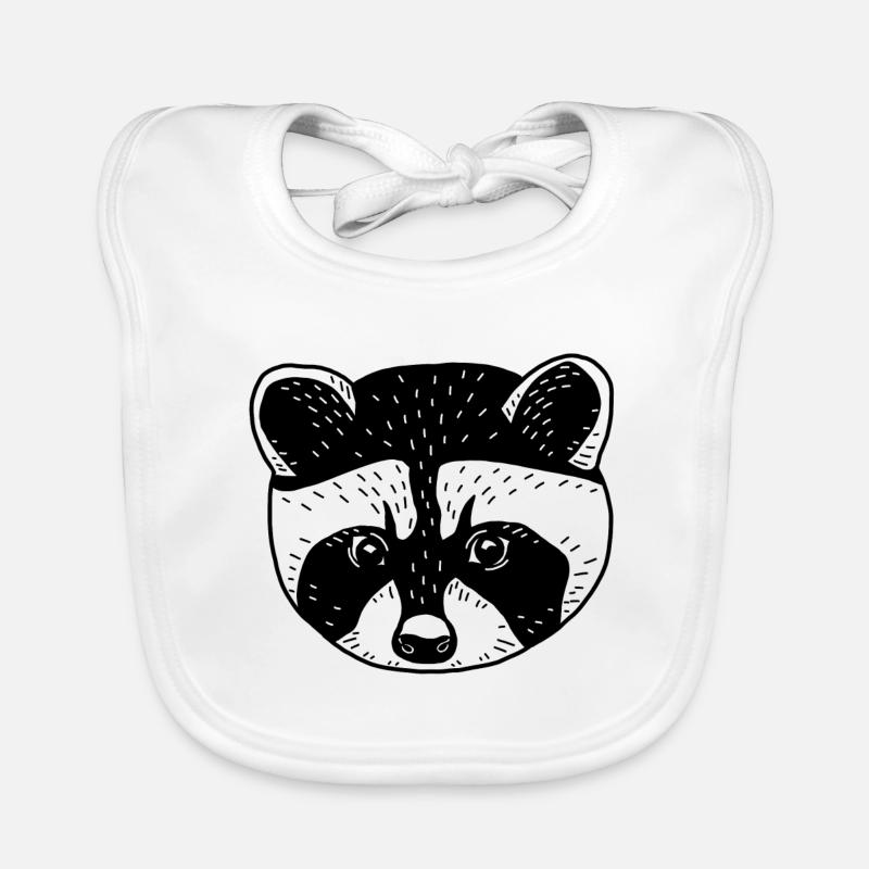 Raton laveur Bavoir bio Bébé