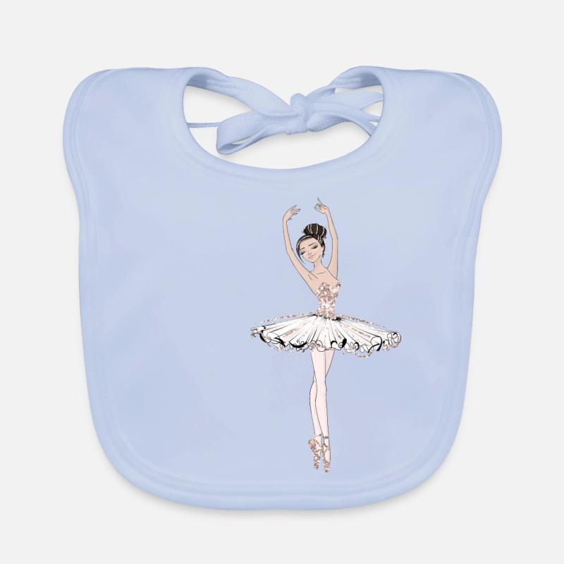 Ballet dancer Organic Baby Bibs
