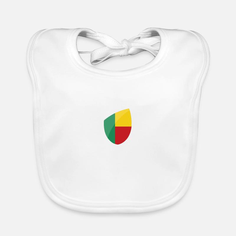 Drapeau Bénin Bavoir bio Bébé