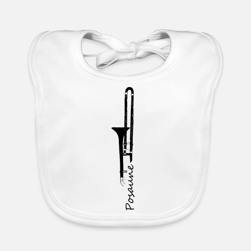 trombone Bavoir bio Bébé