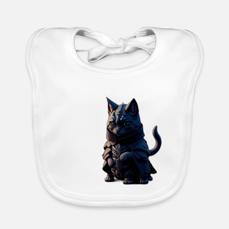 Chat extraterrestre Bavoir bio Bébé