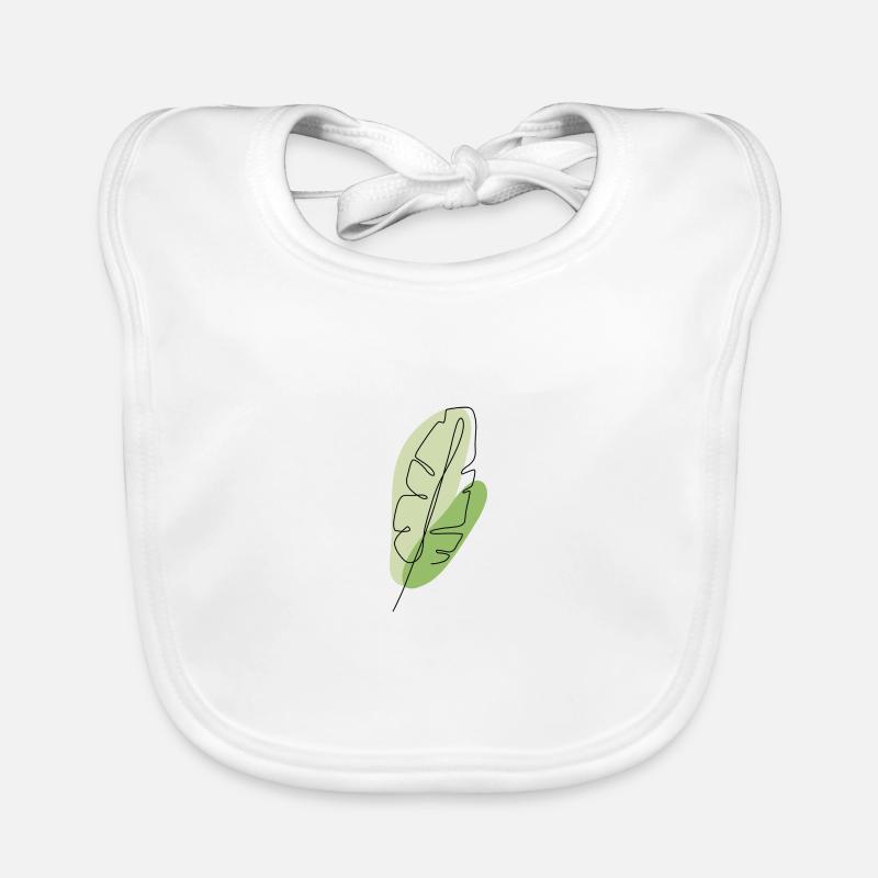 Blatt one line Organic Baby Bibs