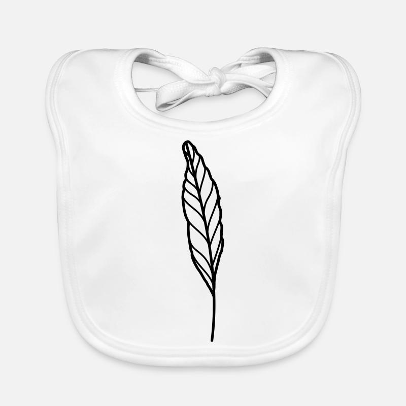 feuille Bavoir bio Bébé
