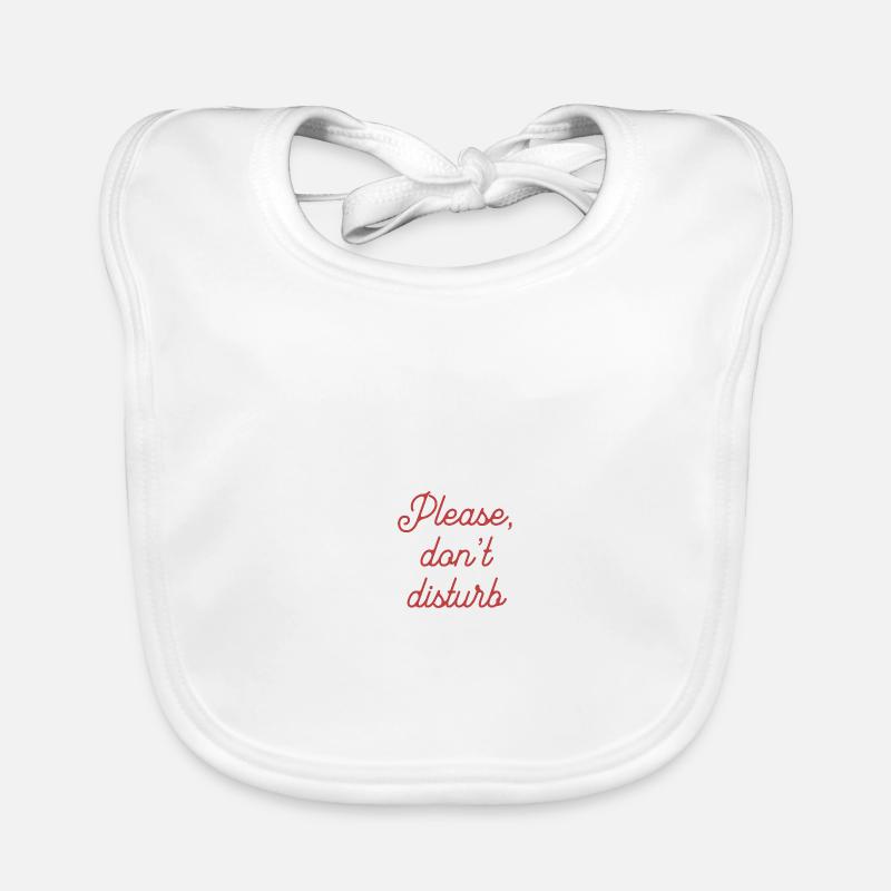 BITTE NICHT STÖREN Baby Bio-Lätzchen