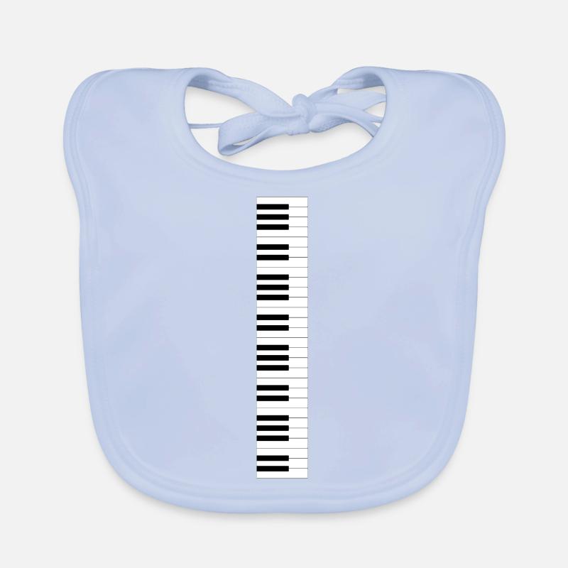 Keyboard Organic Baby Bibs