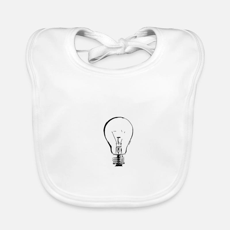 light bulb Organic Baby Bibs