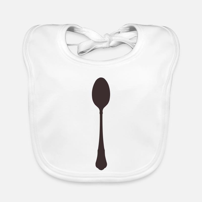 Cuillères Bavoir bio Bébé