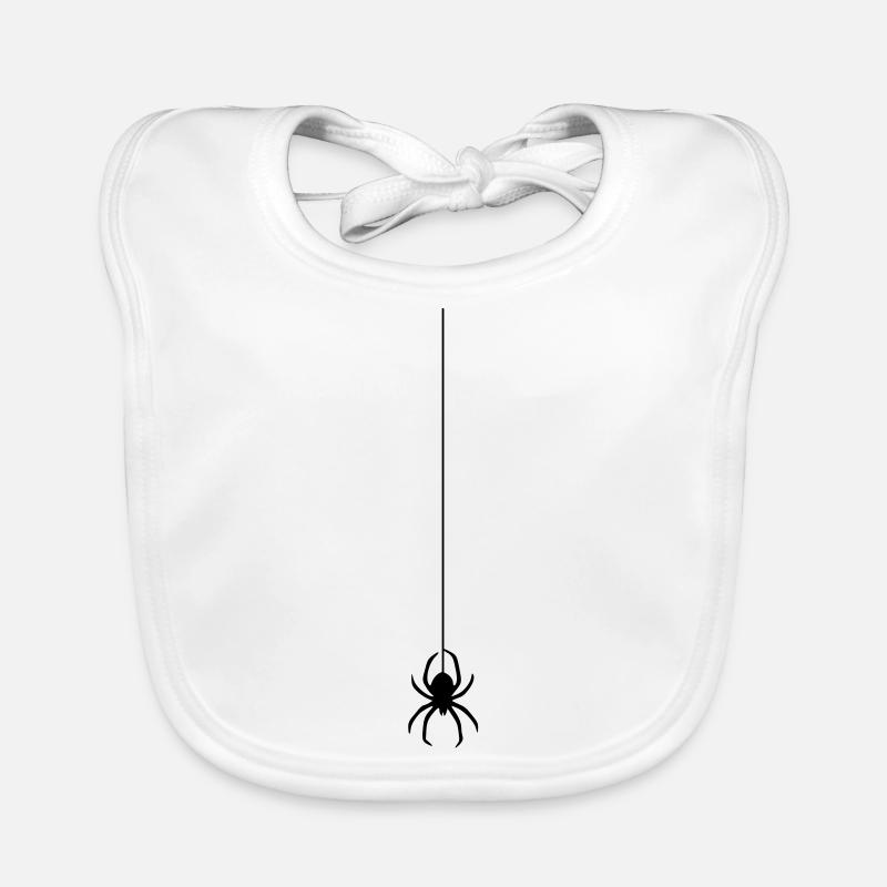 spinne am faden Baby Bio-Lätzchen