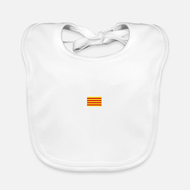 Senyera - Catalogne Bavoir bio Bébé