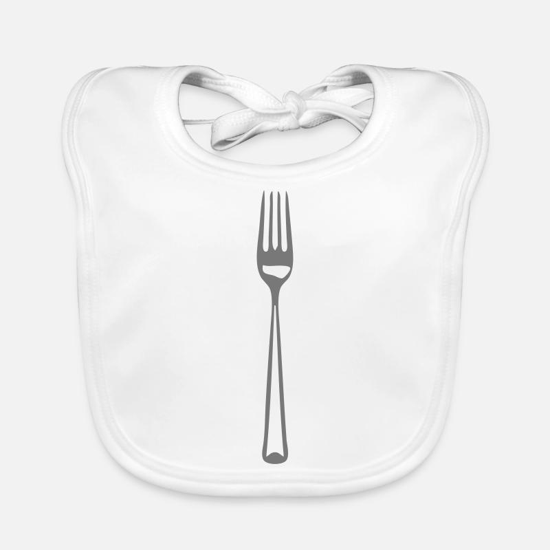 kitchen utensil fork kitchenware Organic Baby Bibs