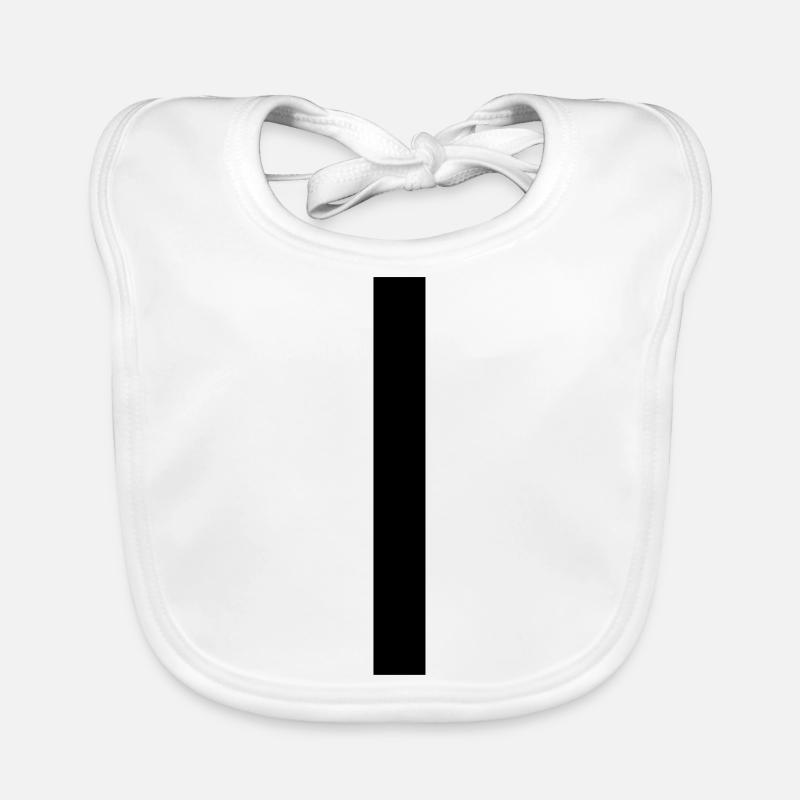 Buchstabe i Baby Bio-Lätzchen