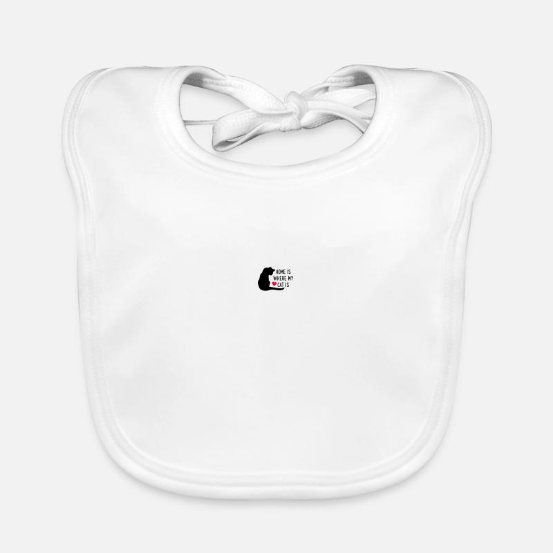 Chat Bavoir bio Bébé