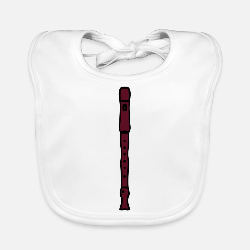 flûte à bec Bavoir bio Bébé