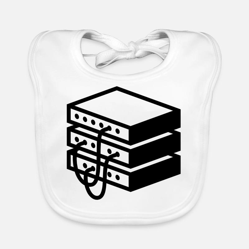 Old fashioned Server Organic Baby Bibs