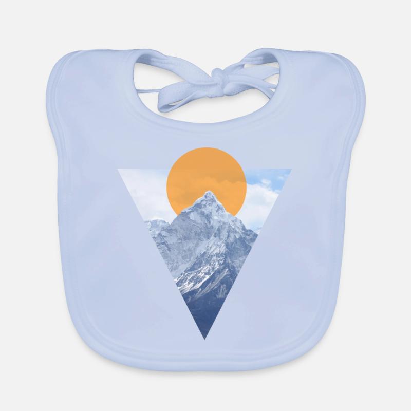 triangle mountain Organic Baby Bibs