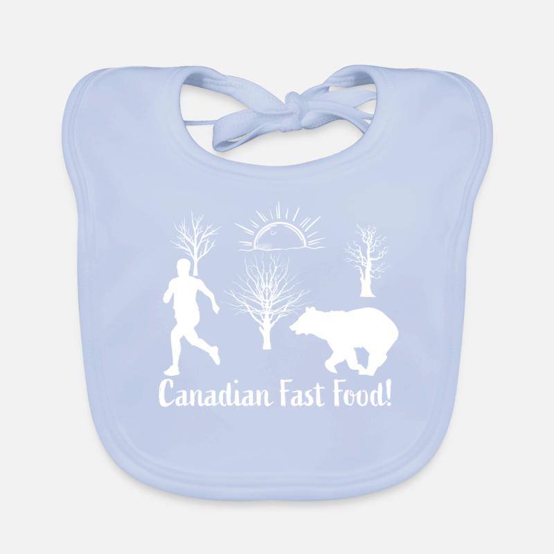 Restauration rapide canadienne Bavoir bio Bébé