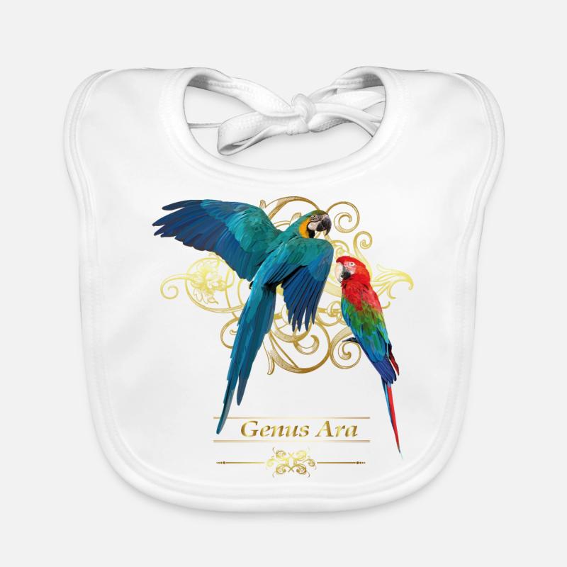 Macaws Organic Baby Bibs