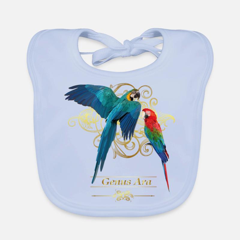 Macaws Organic Baby Bibs