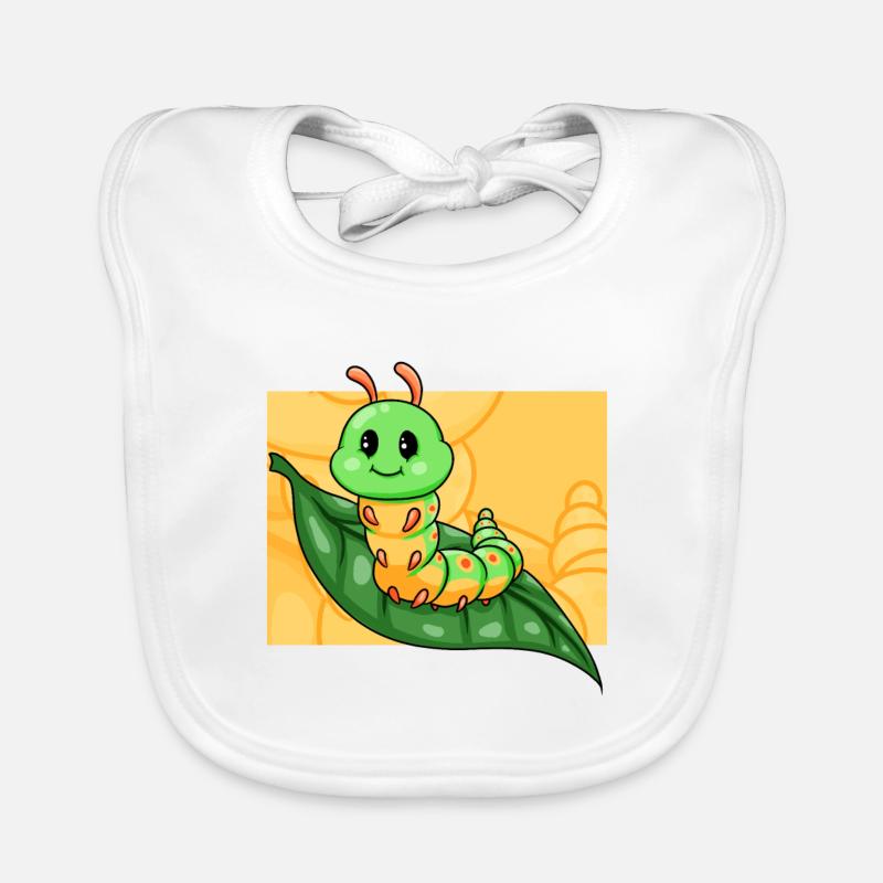 Caterpillar Organic Baby Bibs