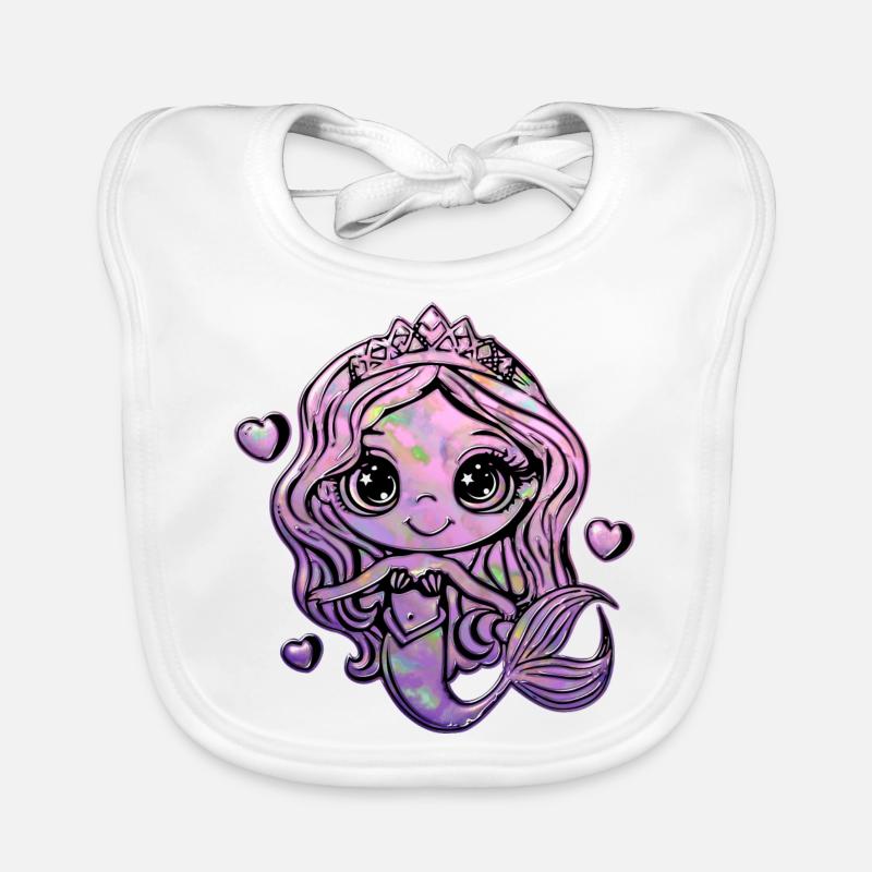 Douce Sirène 2 Bavoir bio Bébé