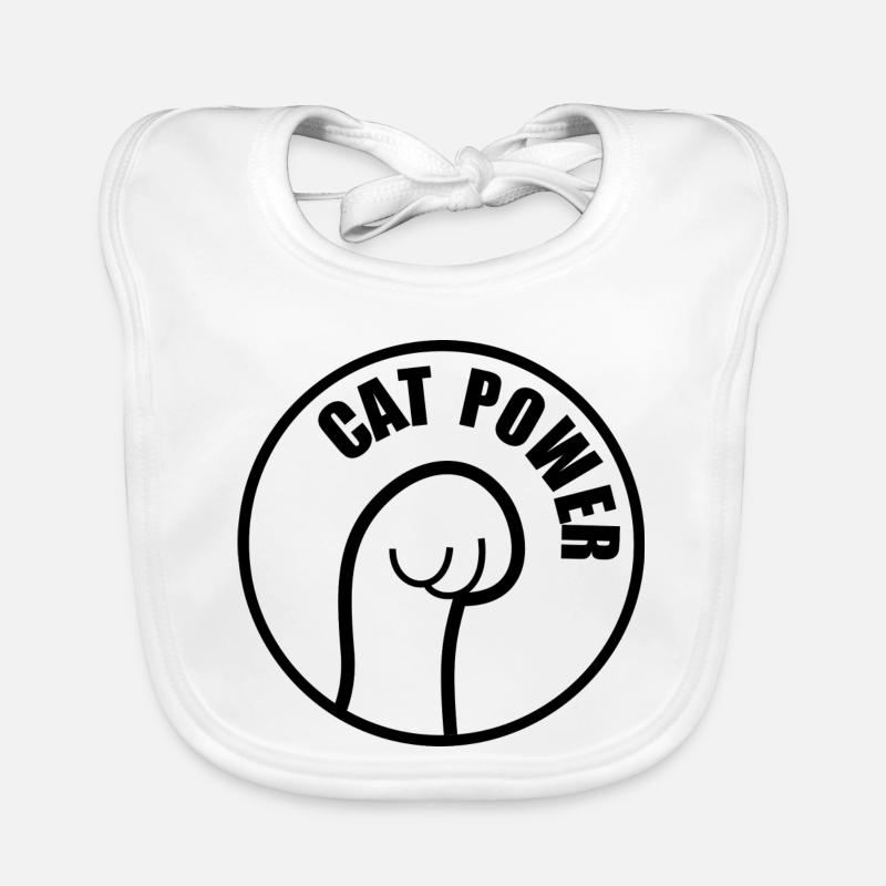 Cat Power Baby Bio-Lätzchen