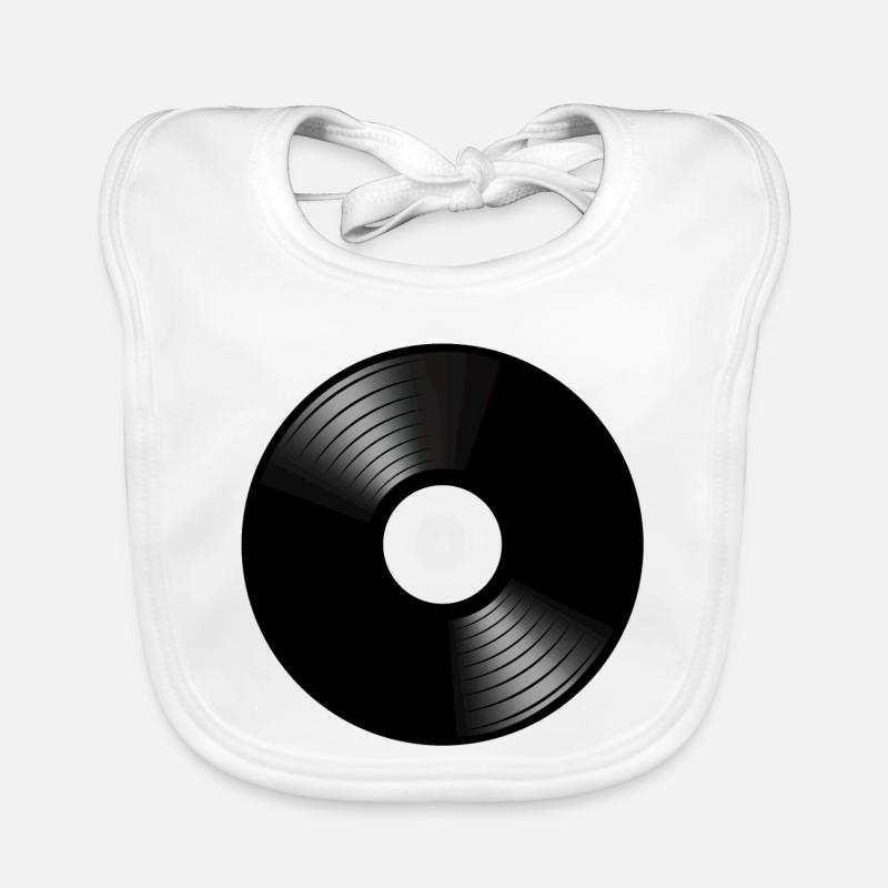 vinyle de phonographe disque platine DJ Bavoir bio Bébé