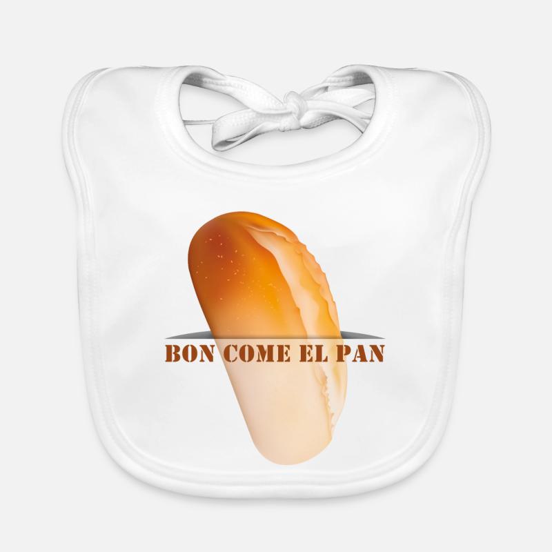 Bon come el pan - Tasty like a bread Organic Baby Bibs