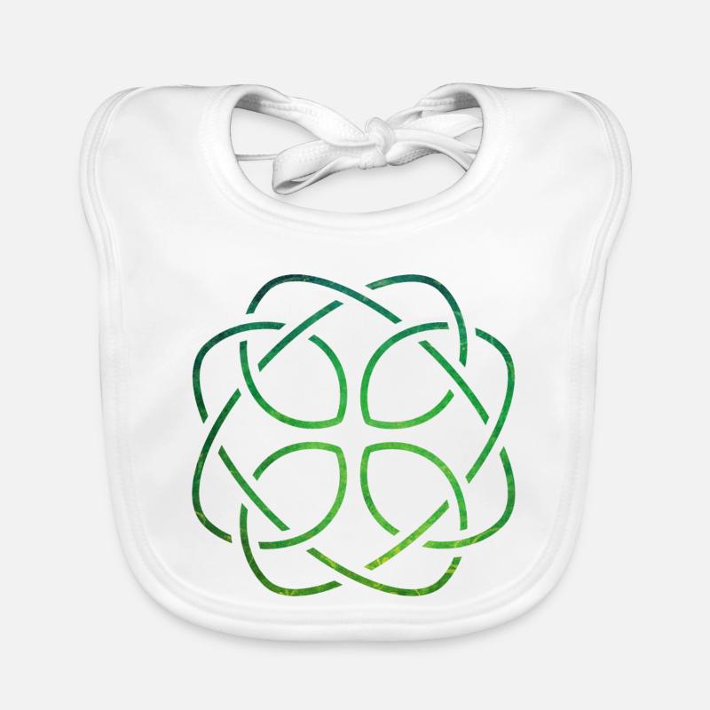 Celtic Knot Bavoir bio Bébé