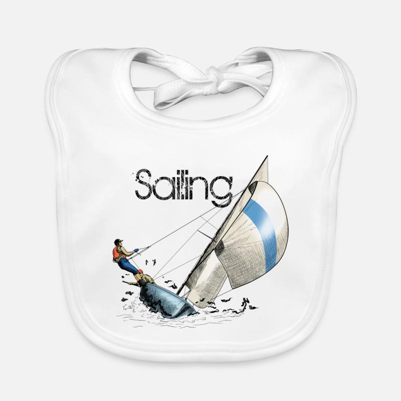 sailing Bavoir bio Bébé