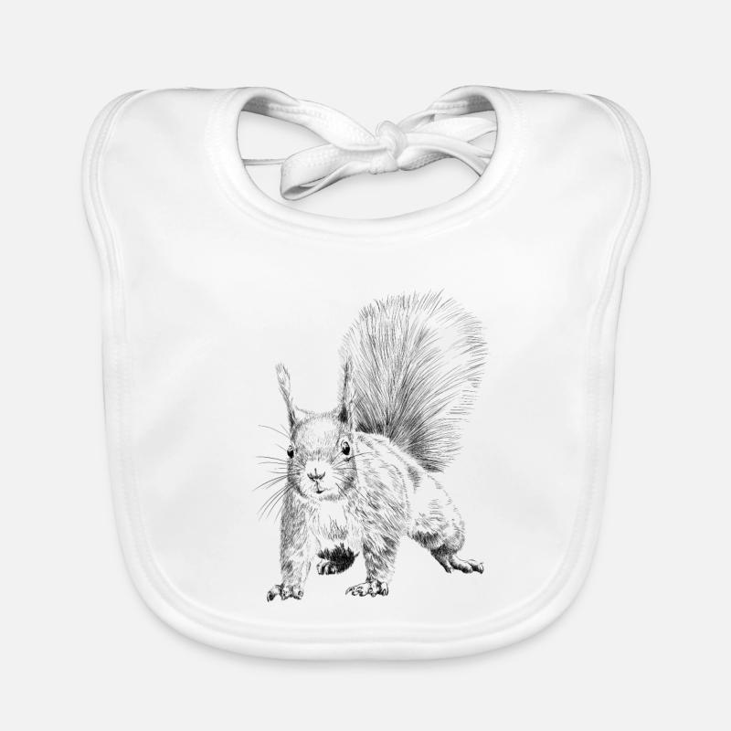 squirrel Bavoir bio Bébé