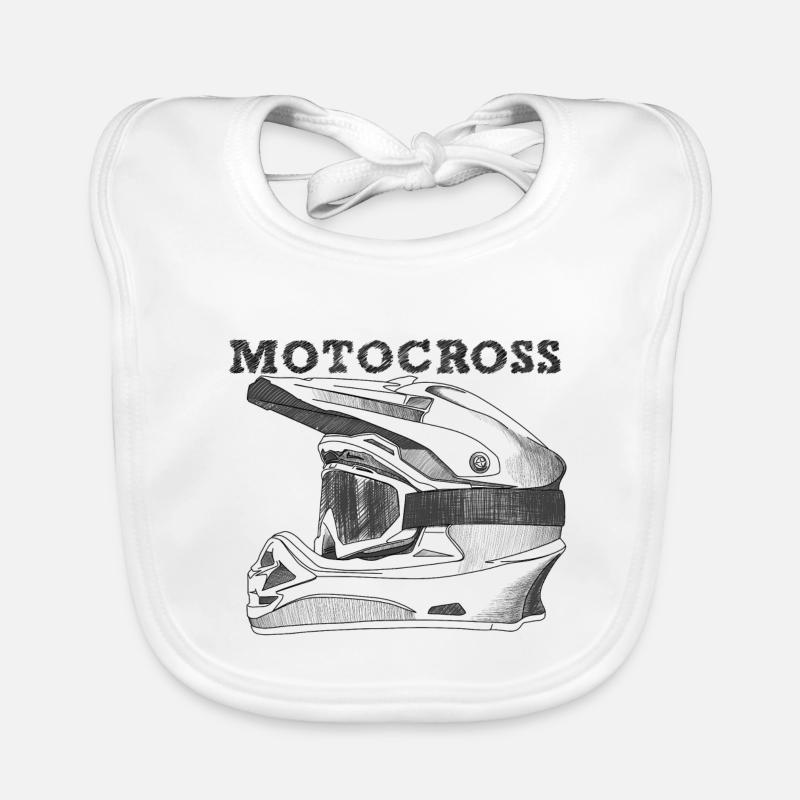 Motocross Organic Baby Bibs