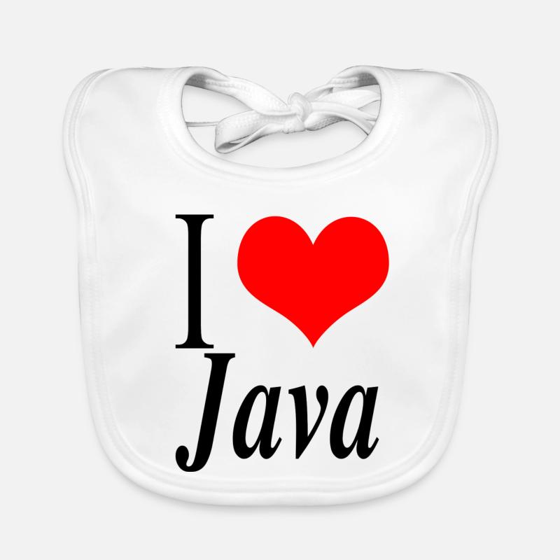 J'adore Java Bavoir bio Bébé