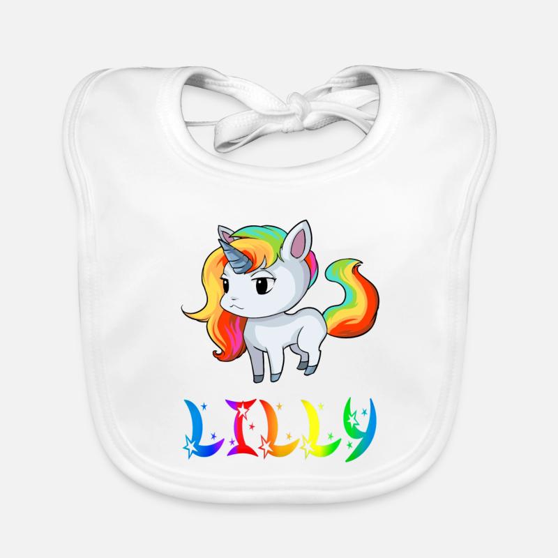 Lilly Einhorn Baby Bio-Lätzchen