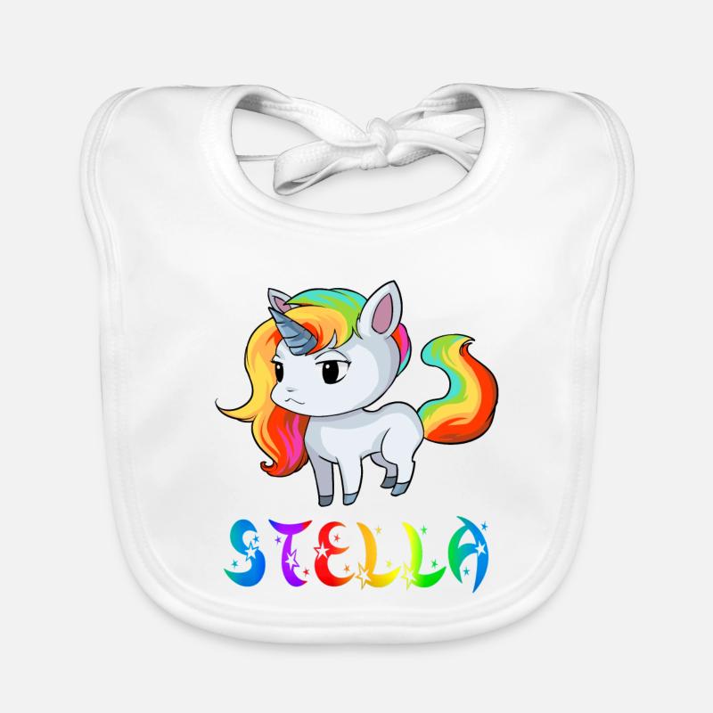 Stella Einhorn Baby Bio-Lätzchen