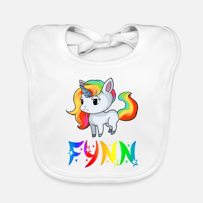Fynn Einhorn Bavoir bio Bébé