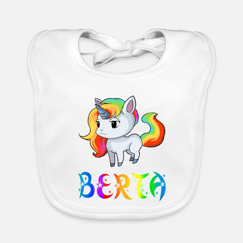 Einhorn Berta Baby Bio-Lätzchen